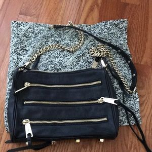 Rebecca Minkoff mini 5 zip crossbody
